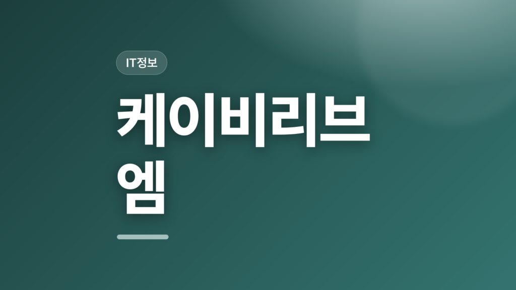 thumbcard 케이비리브엠 v2 1
