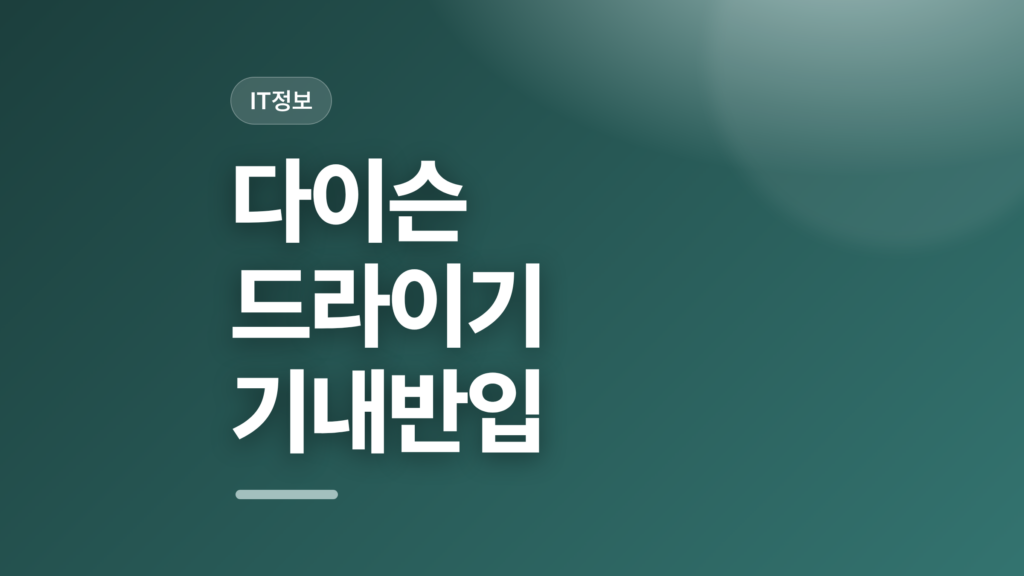 thumbcard 다이슨 드라이기 기내반입